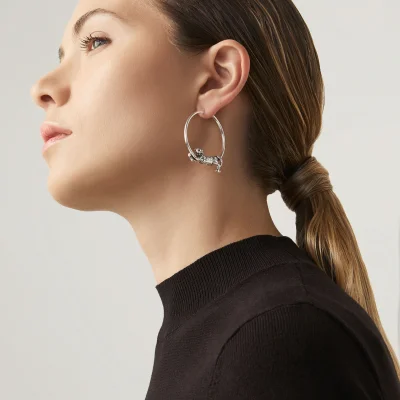 Leopard Earrings עגילים כסף