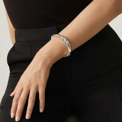 Leopard Bracelet צמיד כסף