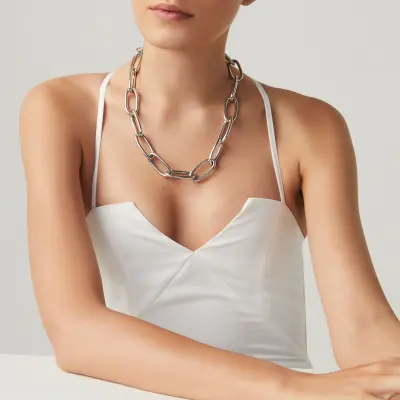 Light Necklace שרשרת כסף