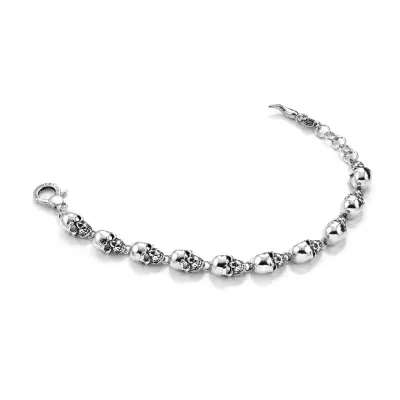 Skulls Bracelet צמיד כסף