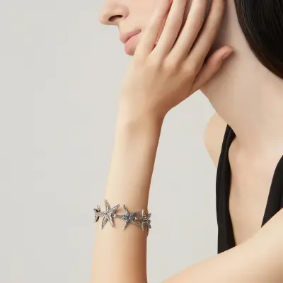 Starfish Big Bracelet צמיד כסף