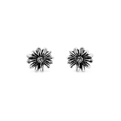 Daisies Medium Earrings עגילים כסף