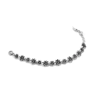Mini Daisies Bracelet צמיד כסף