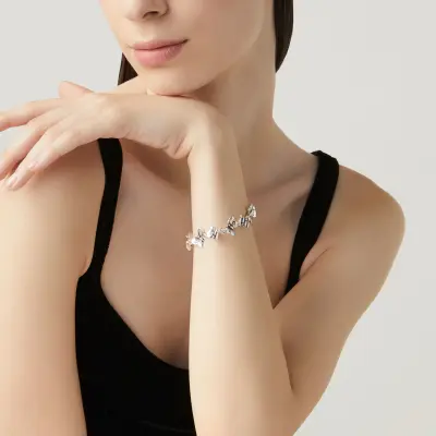 Mini Butterflies Bracelet צמיד כסף