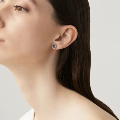Daisies Small Earrings עגילים כסף