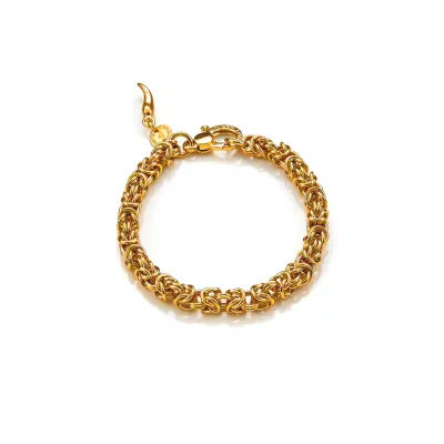 Byzantine Mini Bracelet gold-plated צמיד כסף