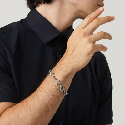 Navy Bracelet צמיד כסף