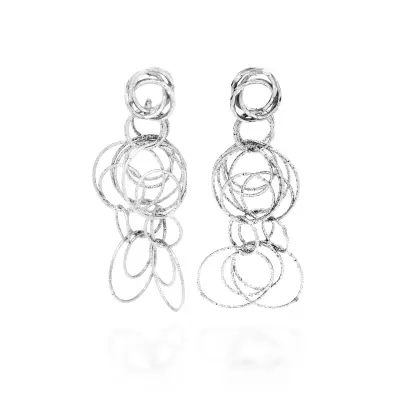 Bubbles Earrings עגילים כסף