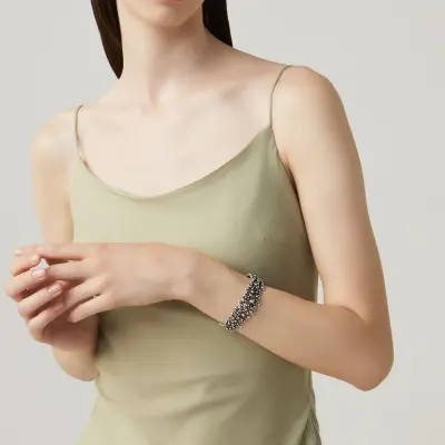 Perlage Bangle צמיד כסף