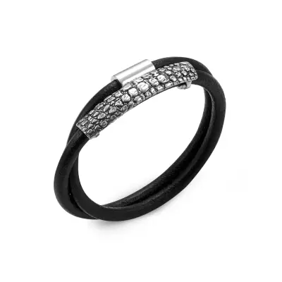 Croco Jason Bracelet צמיד כסף