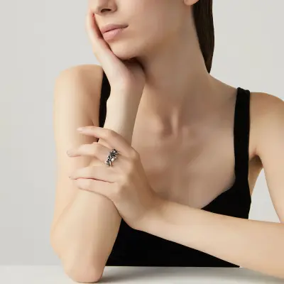 Butterflies Ring טבעת כסף