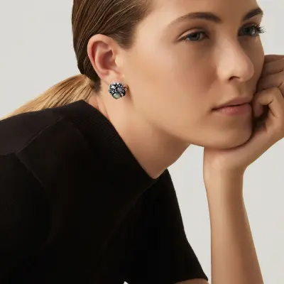 Milky Way Earrings עגילים כסף