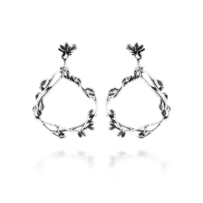 Tree Of Life Earrings עגילים כסף