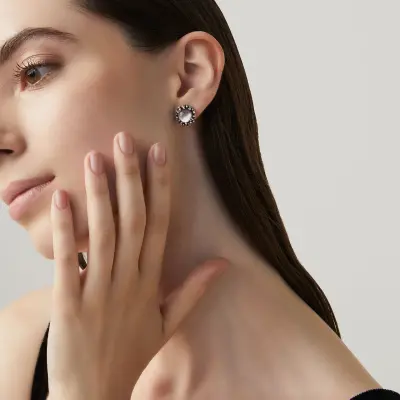 Maui Stud Earrings עגילים כסף