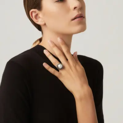 Anemone Ring טבעת כסף