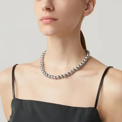 Super Bowl Medium Necklace שרשרת כסף