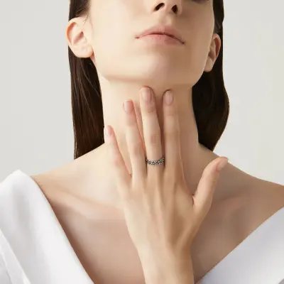 Daisies Mini Ring טבעת כסף