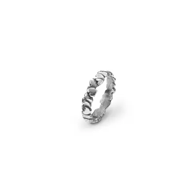 Mini Hearts Ring טבעת כסף