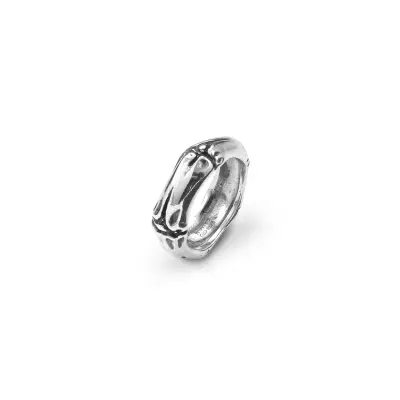 Bamboo Band Ring טבעת כסף