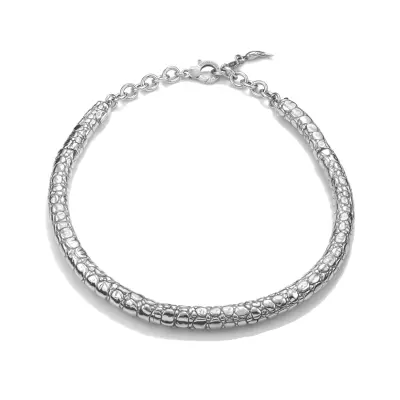 Crocodile Light Necklace שרשרת כסף