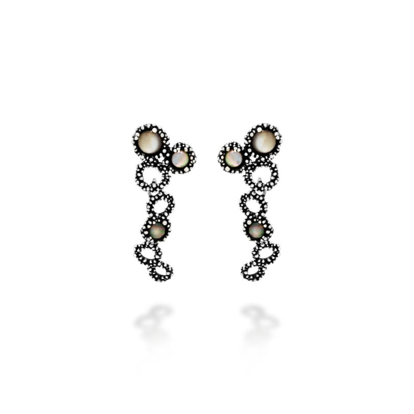 Maui Long Earrings עגילים כסף
