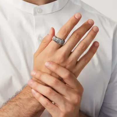 Bond Ring טבעת כסף