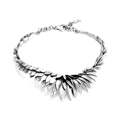 Skin Necklace קולר כסף