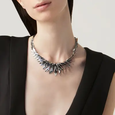 Skin Necklace קולר כסף