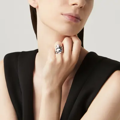 Skin Ring טבעת כסף