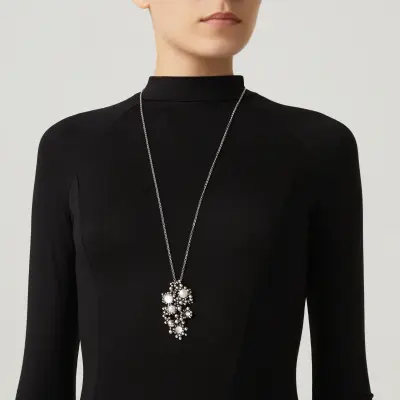 Sunrise Pendant שרשרת כסף