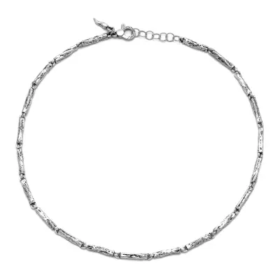 Hammered Tiny Necklace שרשרת כסף