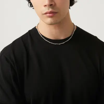 Hammered Tiny Necklace שרשרת כסף