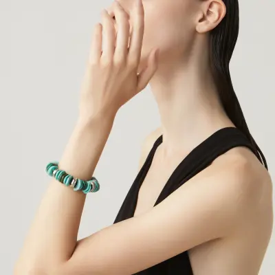 Bali Blue Bracelet צמיד כסף