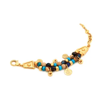 Tuareg Big Bracelet gold-plated צמיד כסף