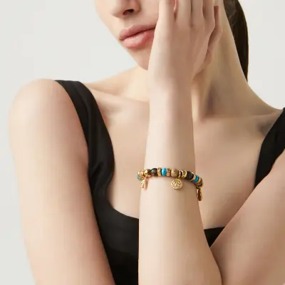 Tuareg Bracelet Gold-Plated צמיד כסף