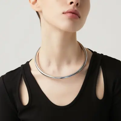 Silk Necklace שרשרת כסף