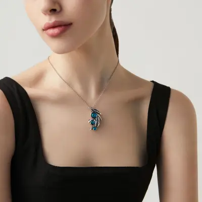 Posidonia Pendant שרשרת כסף