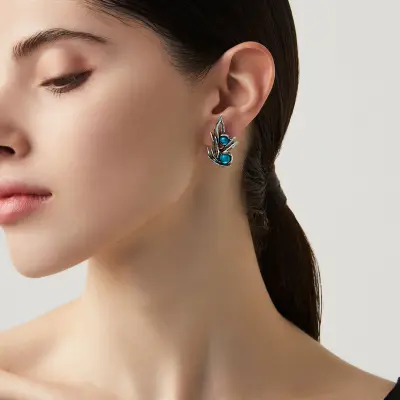 Posidonia Earrings עגילי כסף