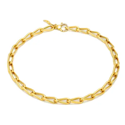 Jazz Necklace Gold-plated שרשרת כסף