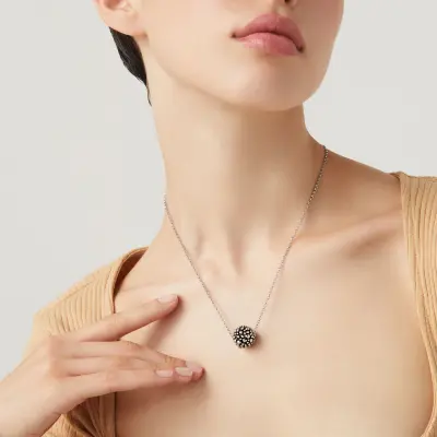 Perlage Boule Necklace שרשרת כסף