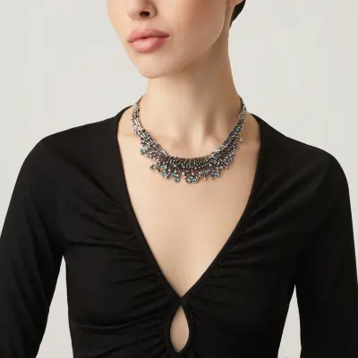 Fireworks Necklace קולר כסף