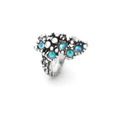 Fireworks Big Ring טבעת כסף