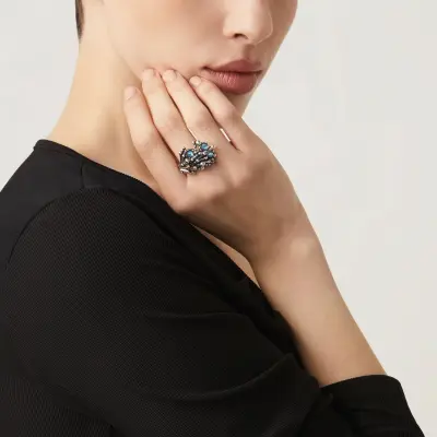 Fireworks Ring טבעת כסף