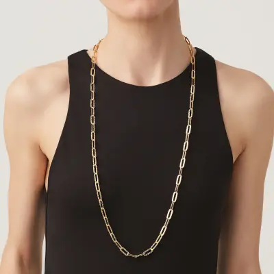 Hope Necklace Gold-plated שרשרת כסף