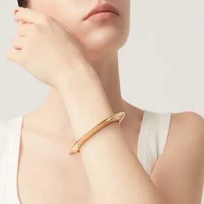 Blade Bangle gold-plated צמיד כסף