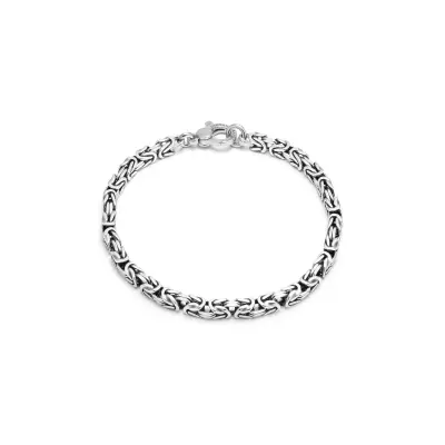 Squared Byzantine Small Bracelet צמיד כסף