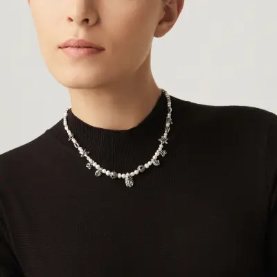 Sicily Oyster Necklace שרשרת  כסף