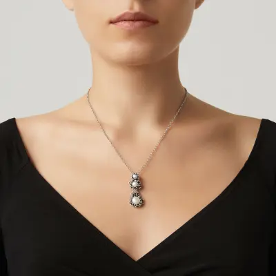 Anemone Mini Pendant שרשרת כסף