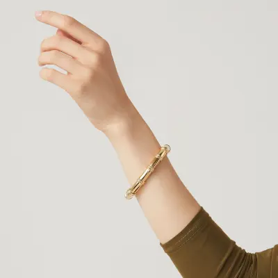 Jackie Bangle gold-plated צמיד כסף