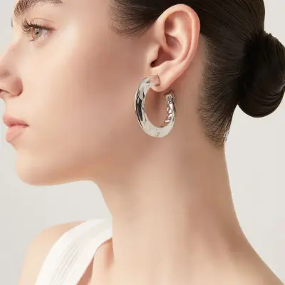 Blade Earrings עגילים כסף